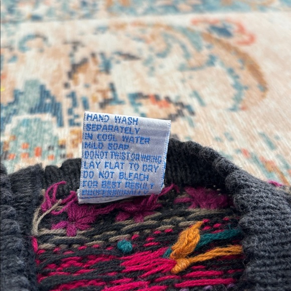 Vintage Northern Isles Retro Crewneck Sweater Sz 2XL Hand Embroider Cottagecore - Picture 13 of 14